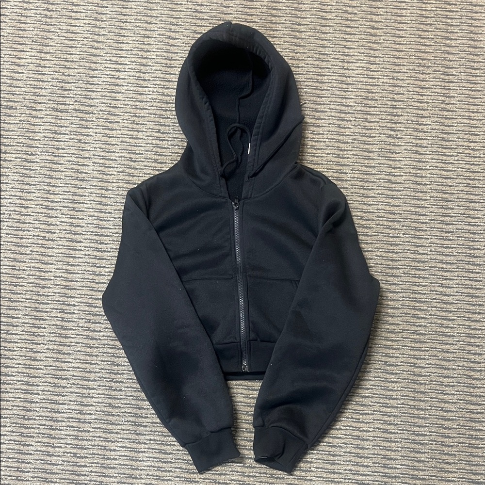 Shein: Crop Long Sleeve Hoodie